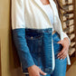 White blazer with denim